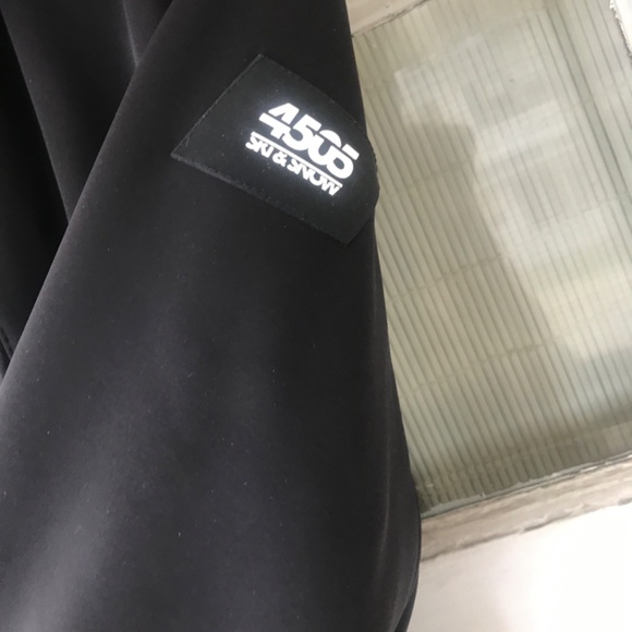 ASOS 4505 Belted Fitted Ski/Snowsuit Black Fur Hood - Picture 2 of 8